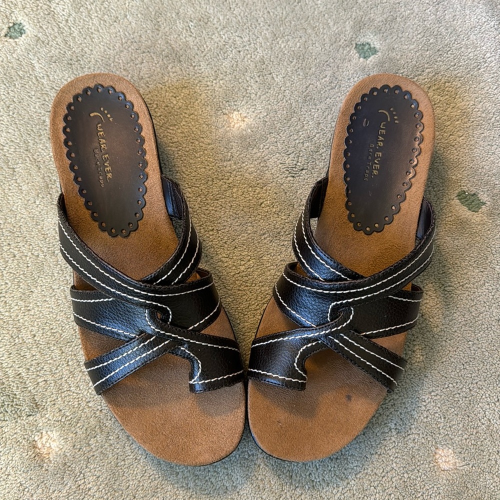 Black Sandals with Comfortable Design